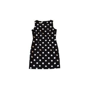 Alyx Limited Black & White Polka Dot Sleeveless Sheath Dress - Size 8